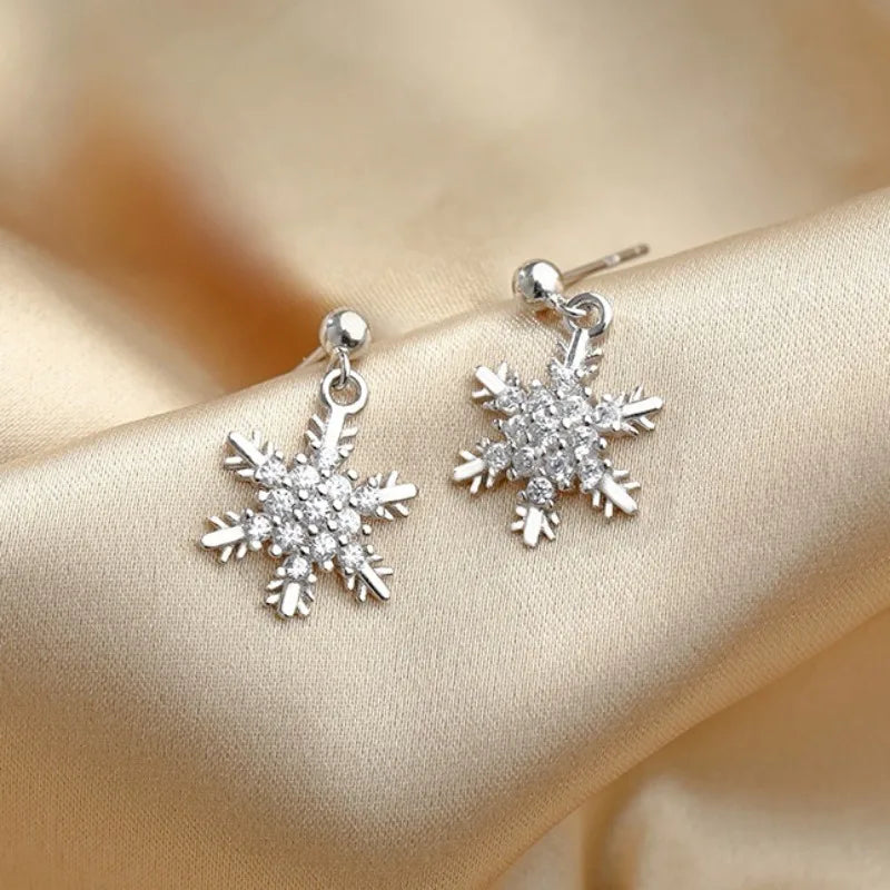 Snowflakes Drop Christmas Xmas Snowman Red Santa New Jewelry Girls Earring