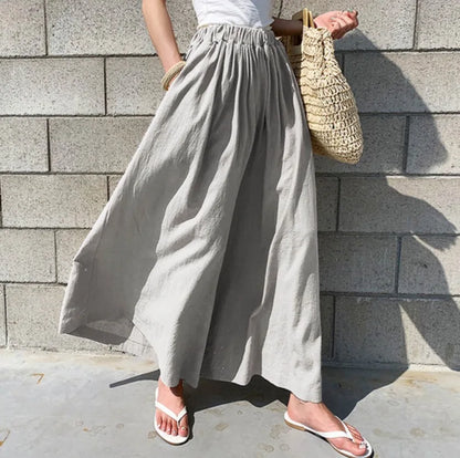 Casual Long Skirts Women Denim Skirt Streetwear High Waisted Jeans Maxi Mujer Spring Summer Skirt