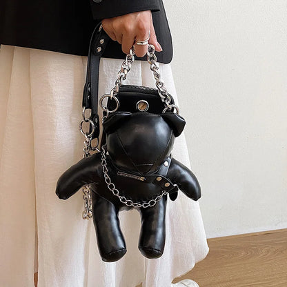 Cartoon Bear Doll Fashion Luxury Chain Phone Designer Cute Bag