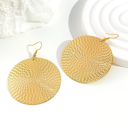 Fashionable Banquet New Round Personalized Wedding Party Geometric Minimalist Instagram Earring