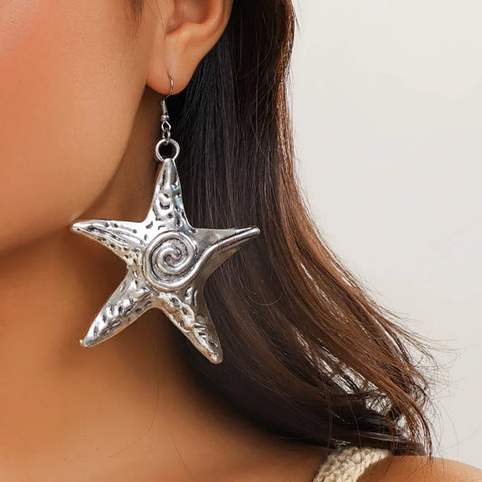 Large Fashionable Jewelry Beach Exaggerated Ocean Summer Romantic Accessories Earring