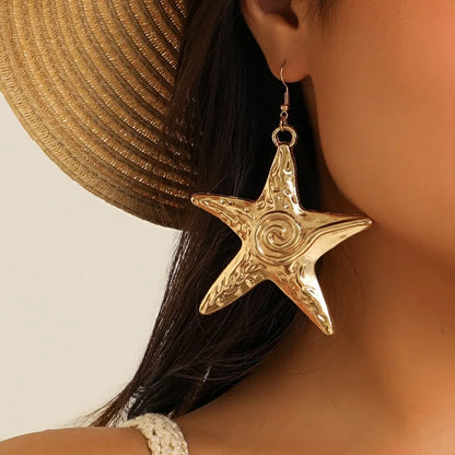 Large Fashionable Jewelry Beach Exaggerated Ocean Summer Romantic Accessories Earring