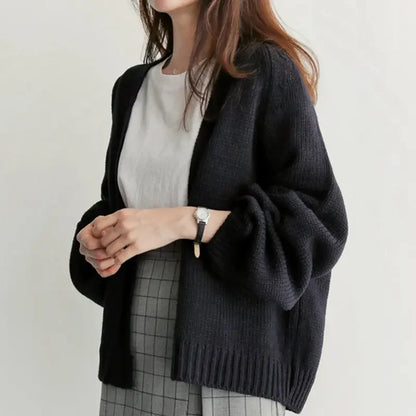 Knitted Cardigan Women 2024 Autumn Pull Femme Long Sleeve Knitwear Winter Casual Coat