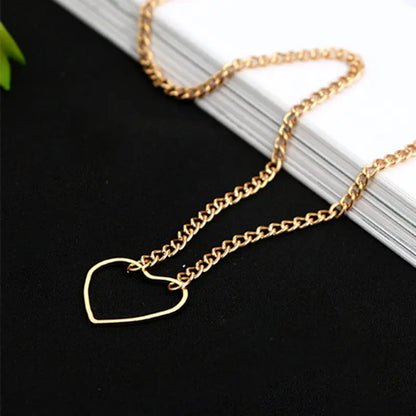 New Punk Chain Chokers LOVE Heart Clavicle Collar Jewelry Gift Bijoux Necklake