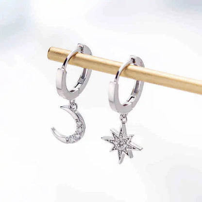 2024 Contracted Delicate Crystal Star Classic Small New Earring