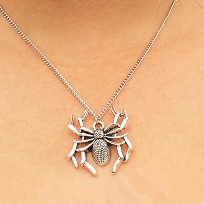 Punk New Chain Jewelry Spider For Skull Shell Gun Skeleton Women Peace Minimalist Clavicle Pendant Necklace