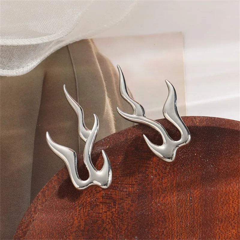 Rock Elegant Dynamic Hip-hop Flame Personalized Punk Trendy Party Jewelry Earring