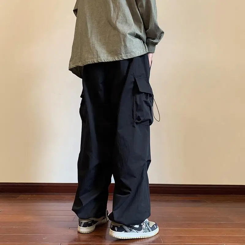 Women Hip Hop Streetwear Trousers Harajuku Casual Parachute Y2k Oversize Pants