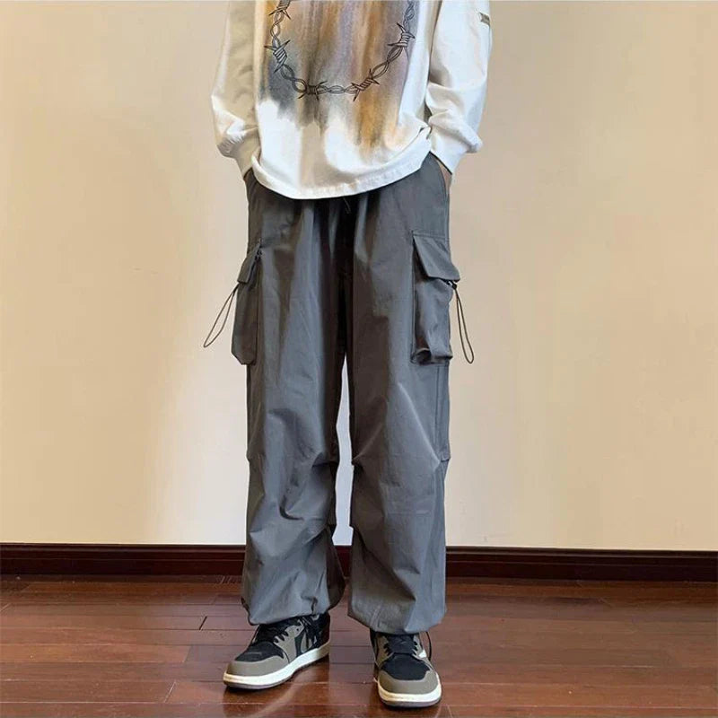 Women Hip Hop Streetwear Trousers Harajuku Casual Parachute Y2k Oversize Pants