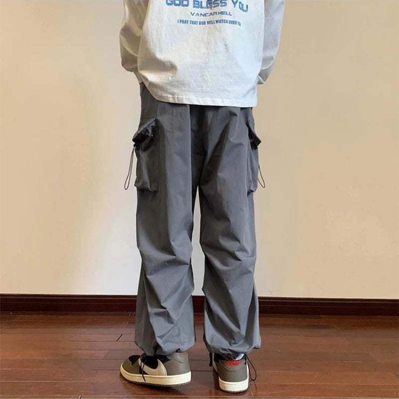 Women Hip Hop Streetwear Trousers Harajuku Casual Parachute Y2k Oversize Pants