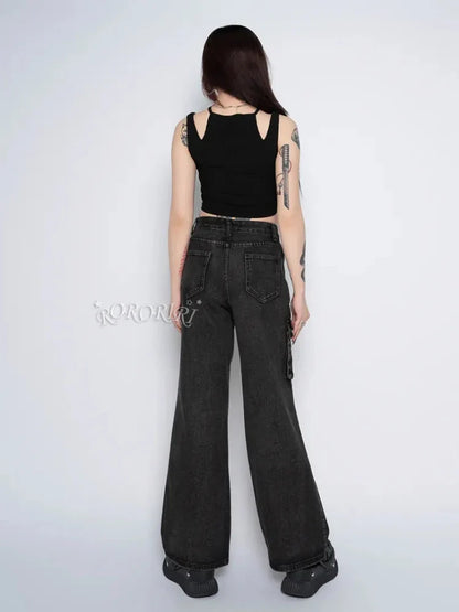 Grunge Halloween Ripped Hole Pants