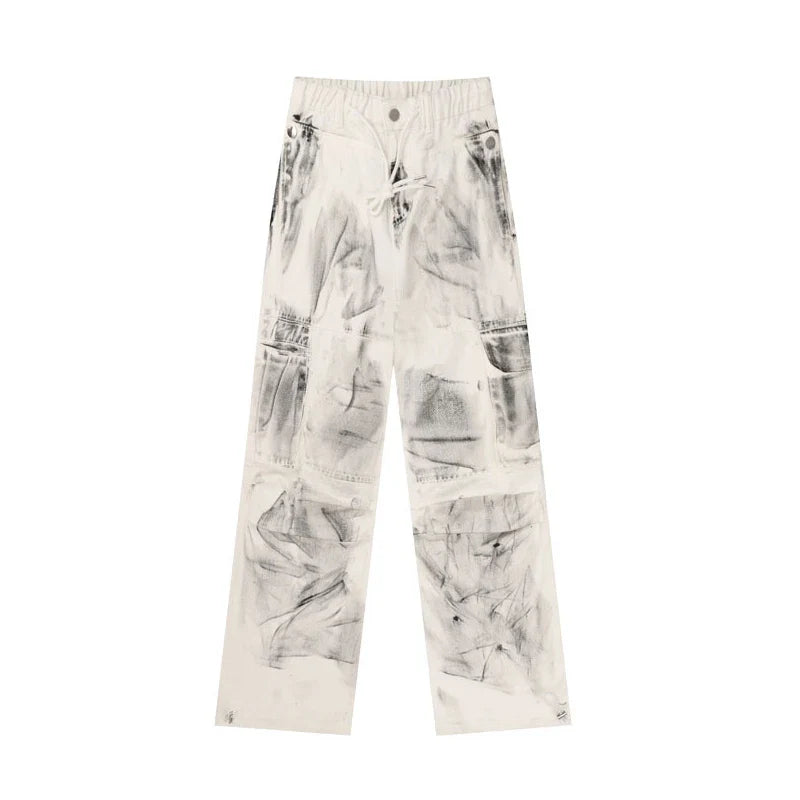 Plus Halloween Dirty Size Wash Pants