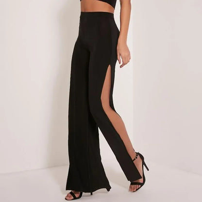 Sexy Halloween Yoga Split Side High Waist Pants