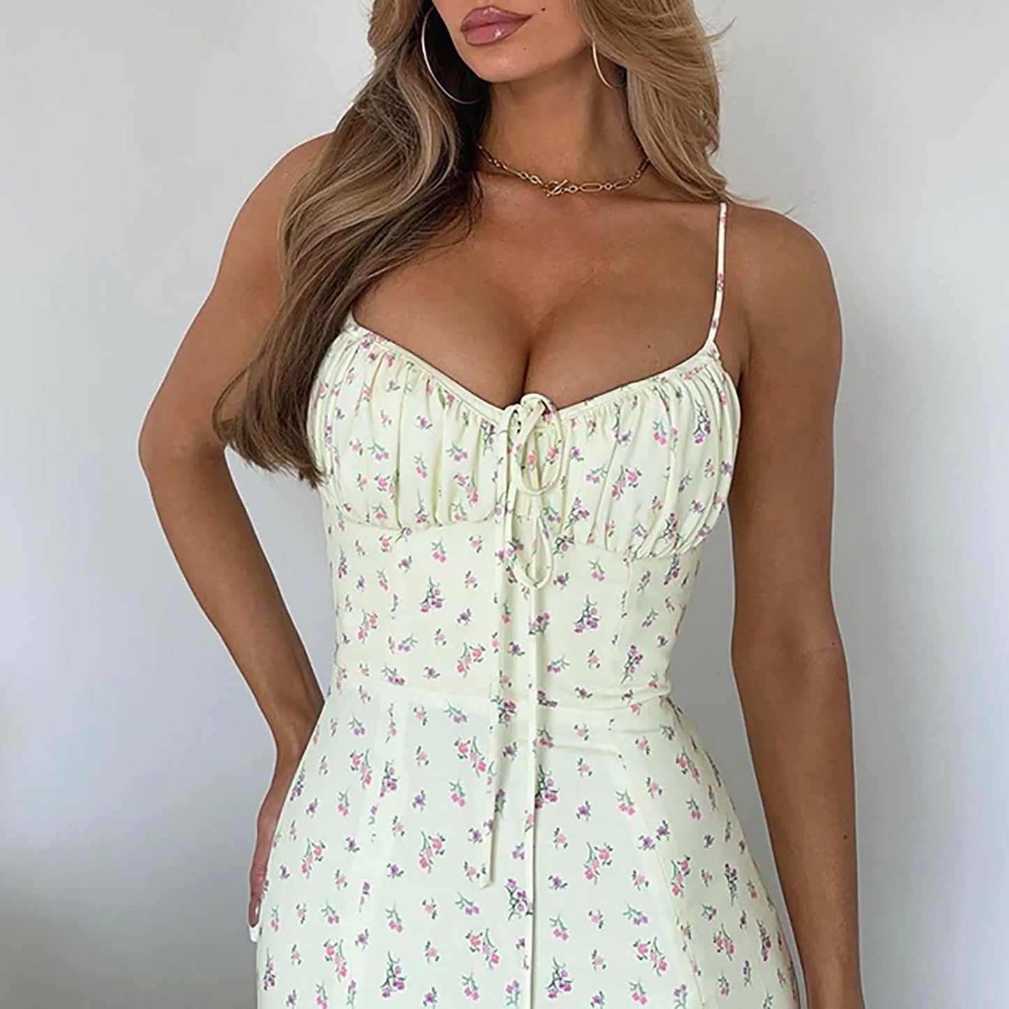 Flower Print High Split Off Shoulder Backless Bodycon Summer Vestidos Midi Sexy Dress