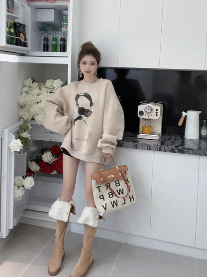 Fashionable Trendy Loose Casual Comfortable Hoodie