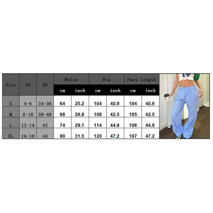 Wide-Leg Stripe Elastic Loose Spring Summer Casual Streetwear Fashion Pants