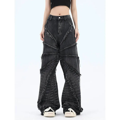 Y2K Aesthetic Baggy Vintage Denim Oversize Trashy Oversize Streetwear Harajuku Jeans